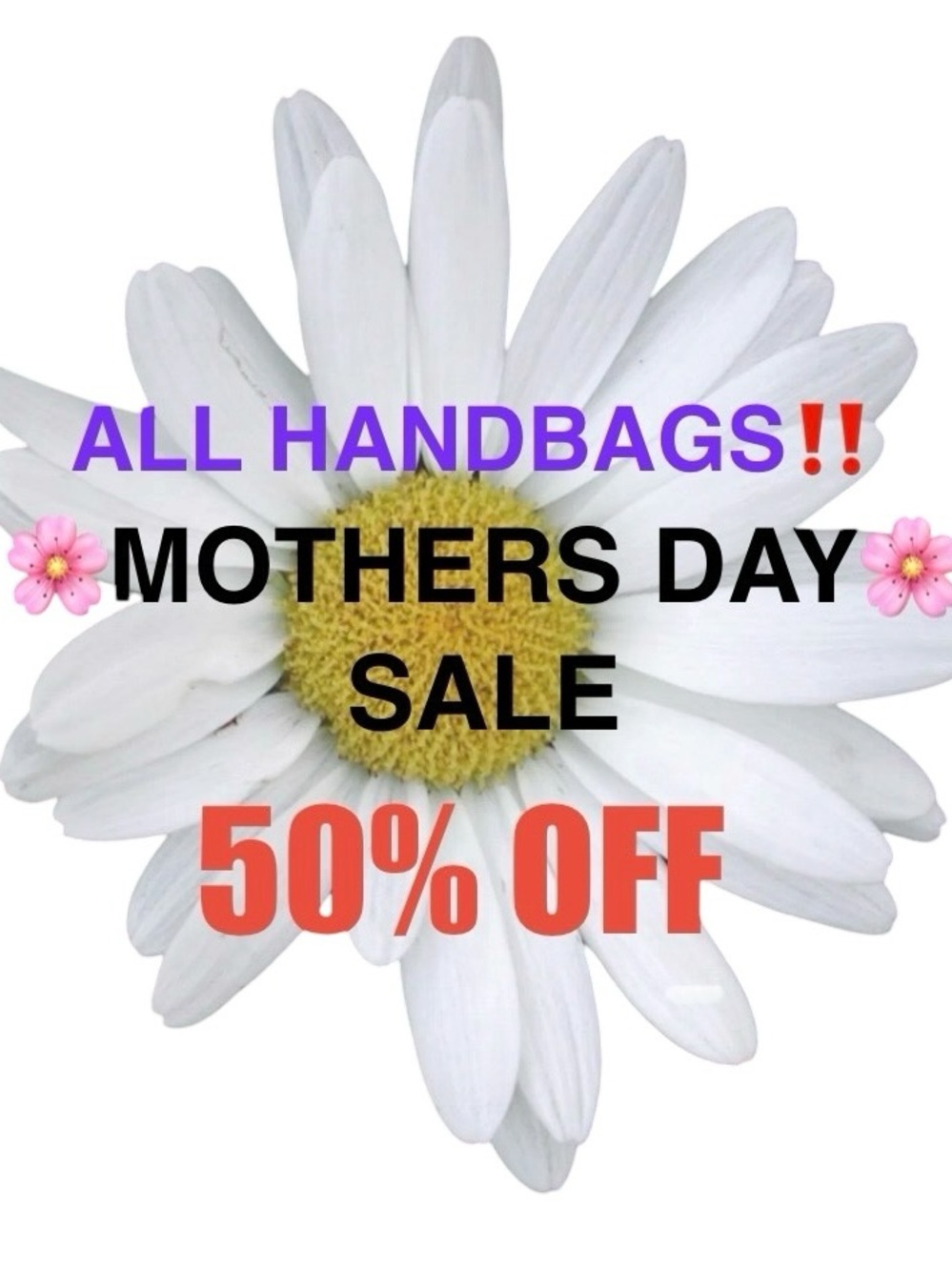 Mother’s Day Super Sale‼️
50% OFF All Handbags‼️
All NWT‼️